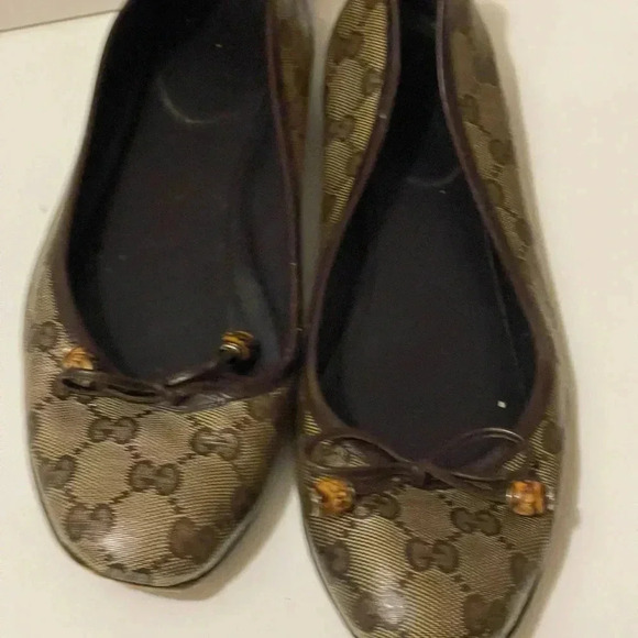 GUCCI GG WOMEN'S BROWN LUXURY LEATHER BAMBOO BIT Tassal no rips or tear. - Picture 1 of 16